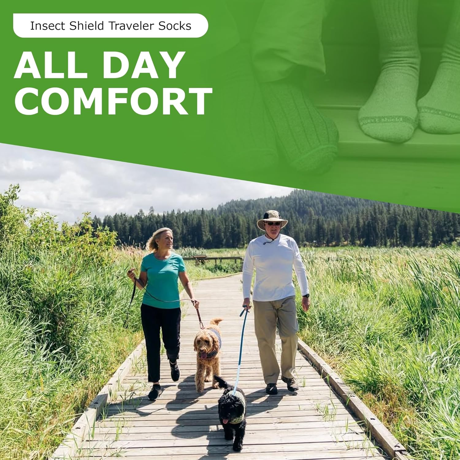 Insect Shield Traveler Socks With Permethrin Bug Repellant - Protective Clothing for Men & Women - Image 5