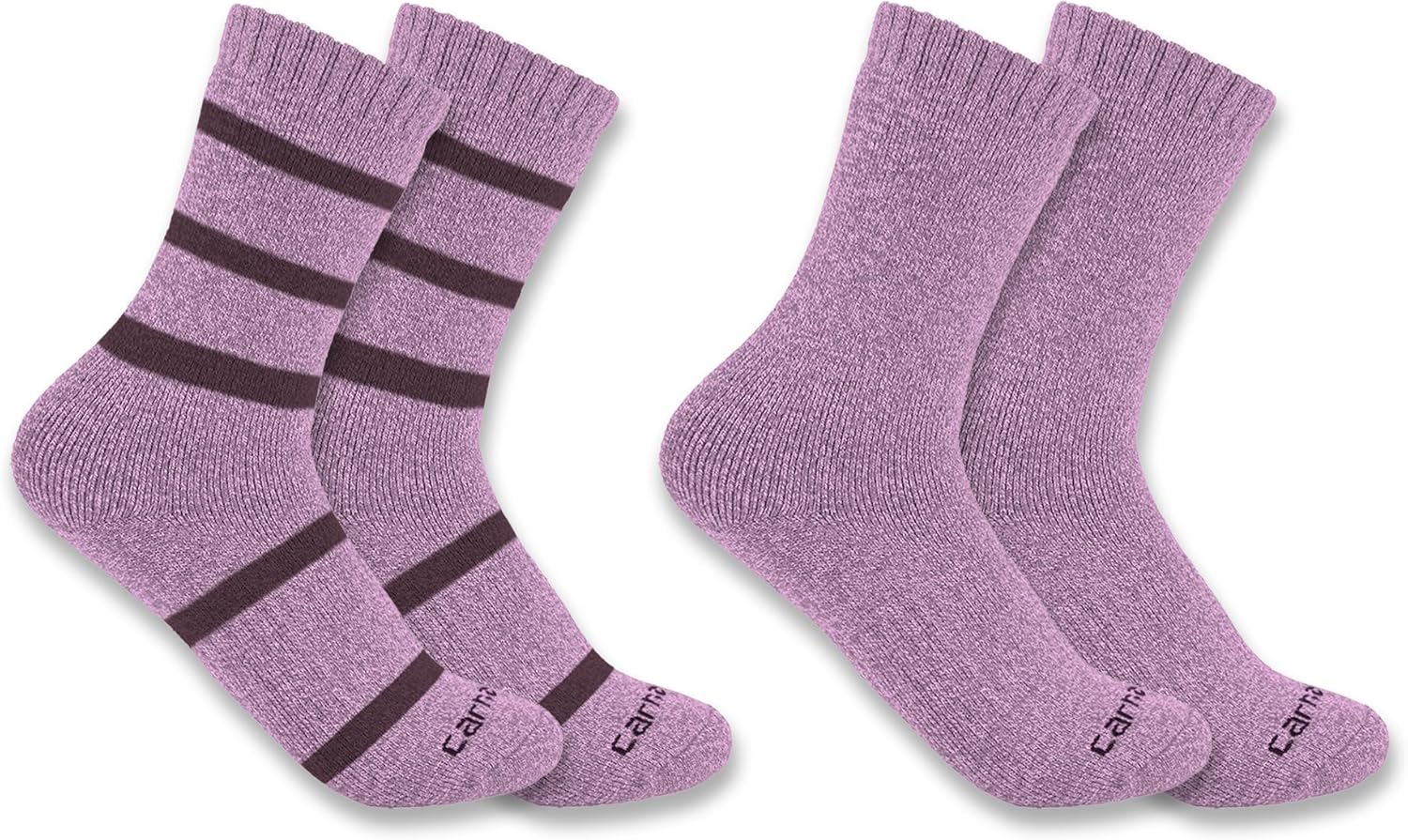 Carhartt Women's SC3152W Women's Heavyweight Crew Sock 2-Pack