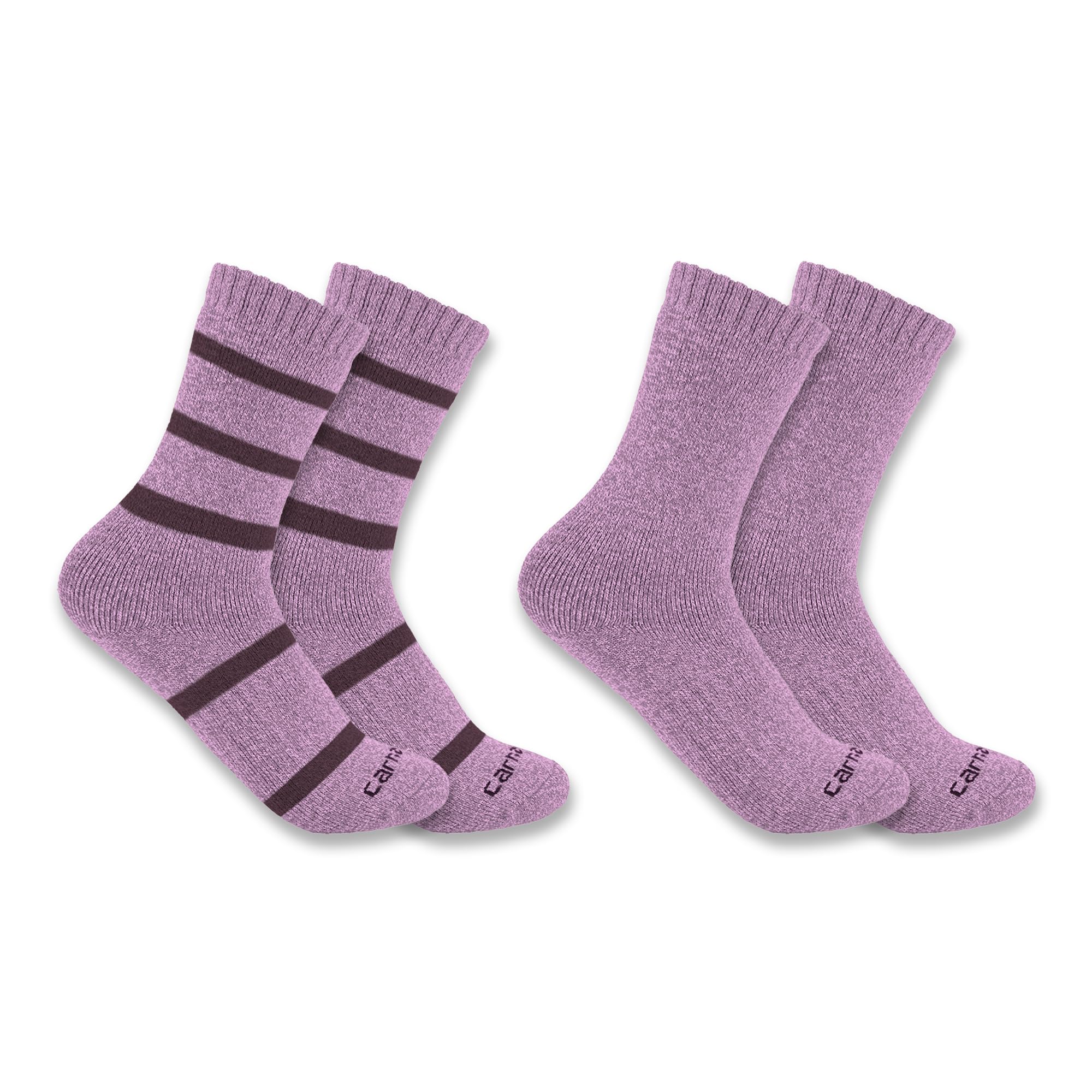 Carhartt Women's SC3152W Women's Heavyweight Crew Sock 2-Pack