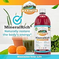 Vista 6 de Maximum Living MineralRich - Minerals Supplement - Sugar Free Liquid Blend of Vitamins and Trace Minerals - 32 oz