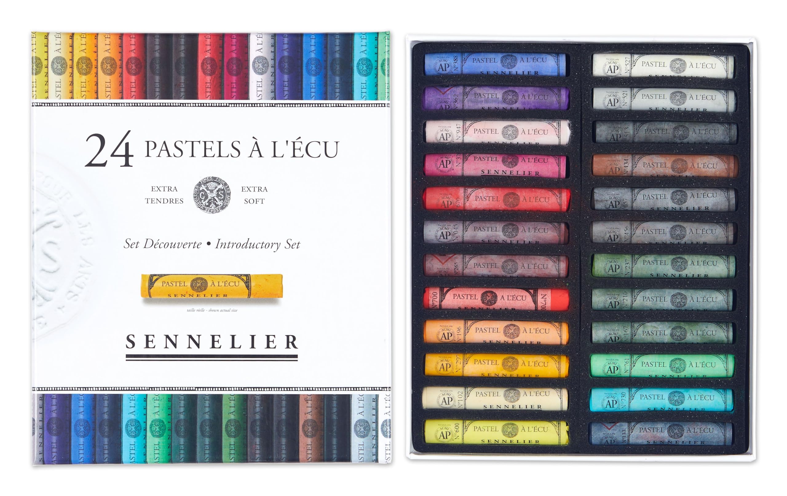 Savoir Faire Sennelier Soft Pastels Set 24/Pkg-Introduttivo