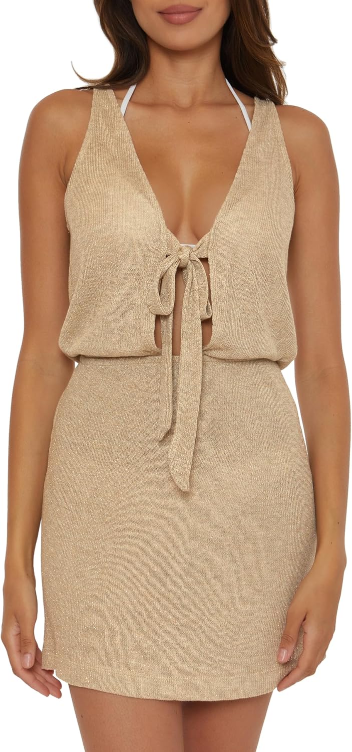 Becca Womens Gilded Dress, Sexy, Beach Cover Ups for Women - Image 4