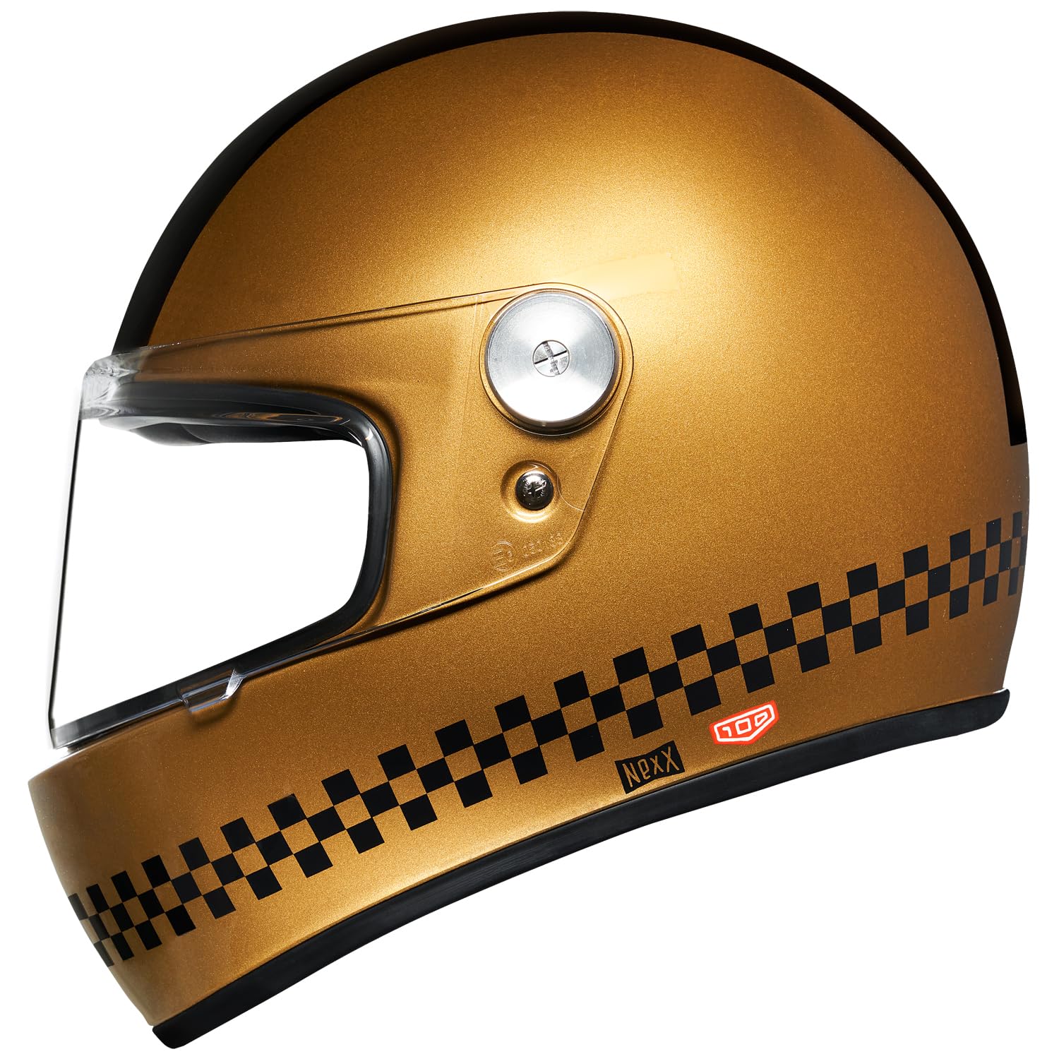 NEXX X.G100R Helmet Finish Line Gold/Black - XX-Large