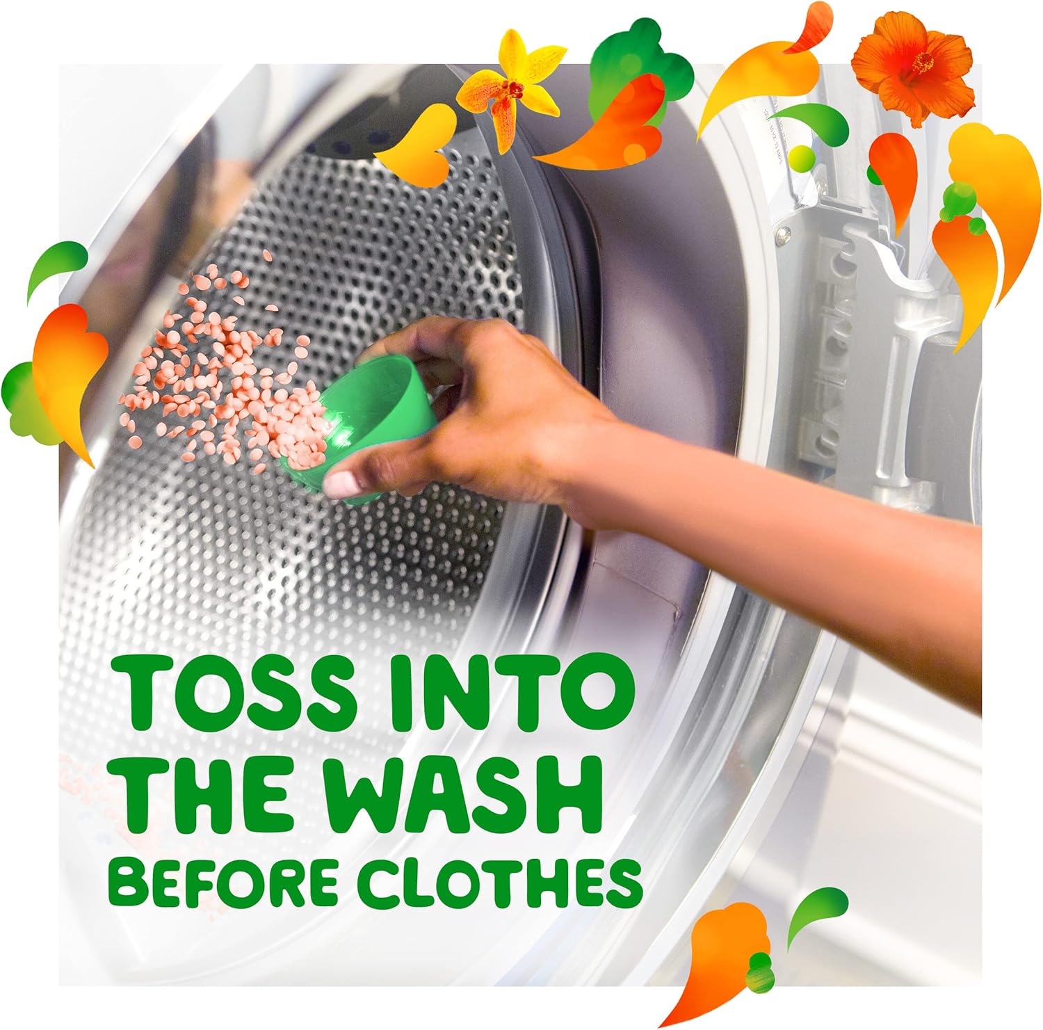 Gain Fireworks Laundry Scent Booster Beads for Washer, Island Fresh, 20.1 oz : Health & Household