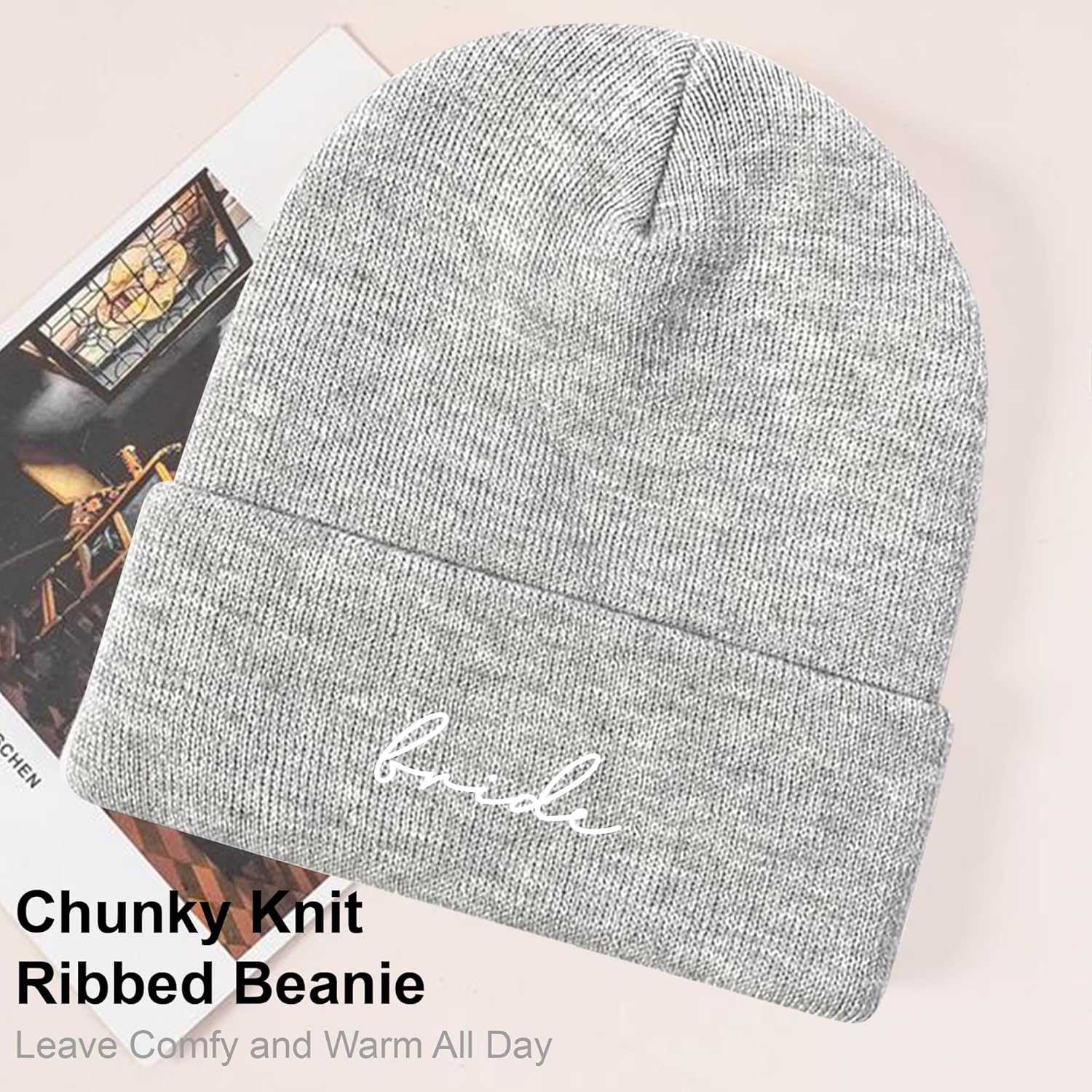 Mr and Mrs Beanies, Wedding Gifts for Couples, His and Hers Engagement Gift, Honeymoon Travel Essentials - Image 2