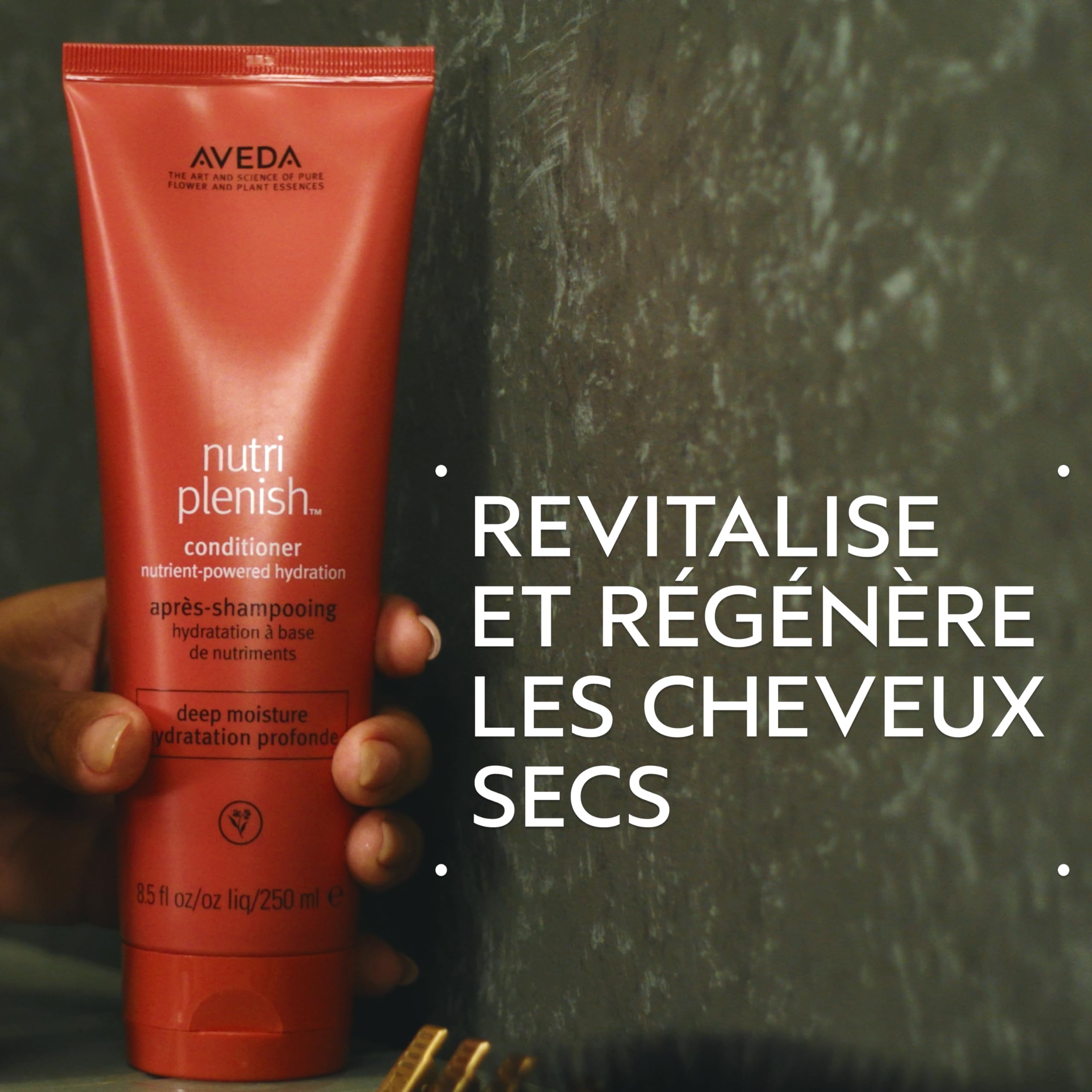 Aveda Nutriplenish Routine: Shampoing (250ml) + Après-shampooing (250ml) - Hydratation Profonde - Riche en Superaliments Pour Cheveux Secs - Huile De Grenade Bio, Huile De Coco, Beurre De Mangue