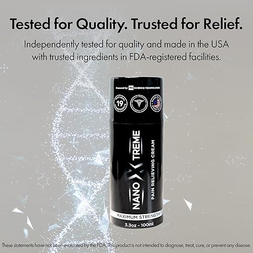 Miniatura 8 de Crema para aliviar el dolor, tópico de acción rápida para molestias musculares, articulares y nerviosas, fórmula de absorción profunda y duradera