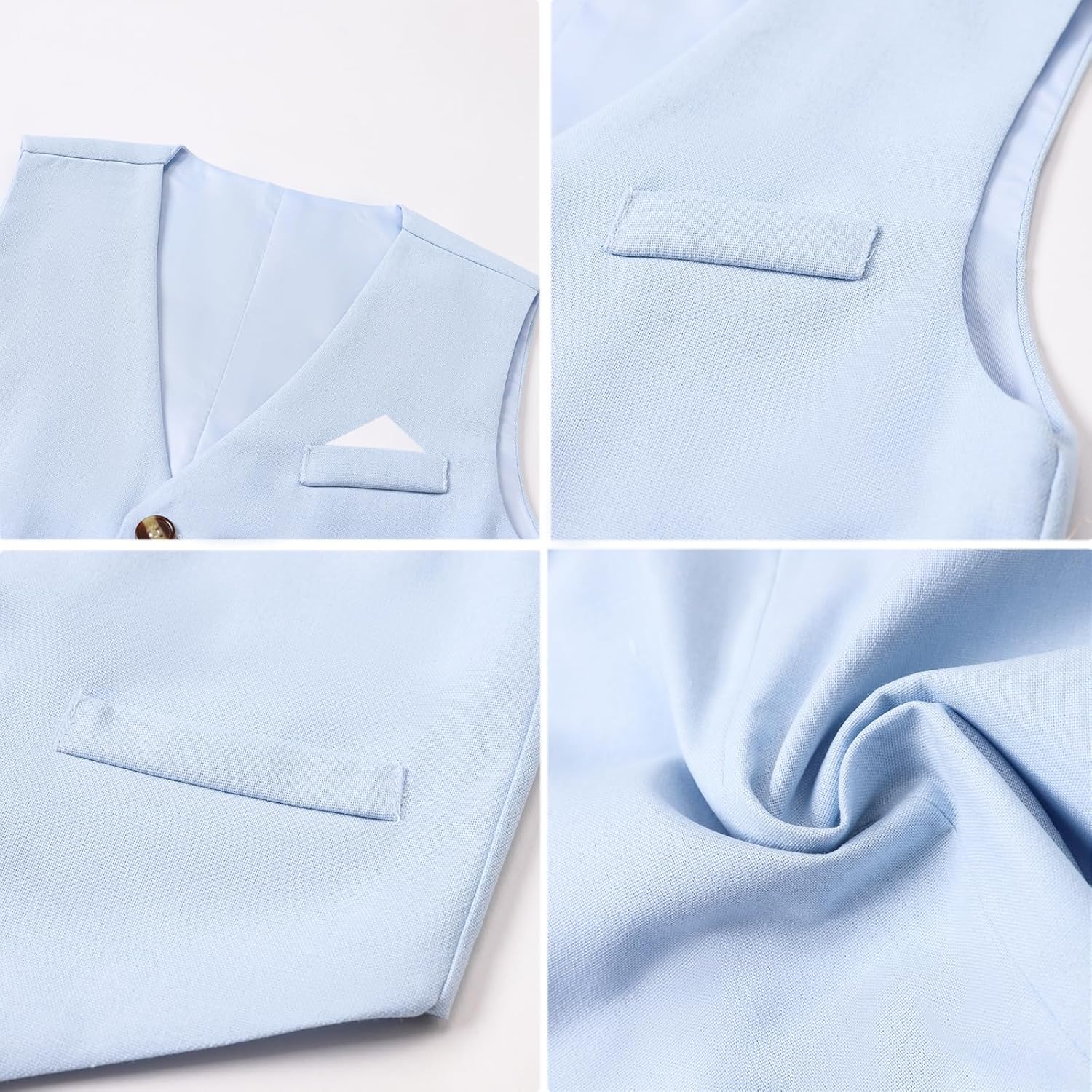 SANGTREE Baby Boys Toddler Gentleman Kids Formal Outfits Long Sleeve Suit Clothing Set 3 Months - 9 Years - Image 7