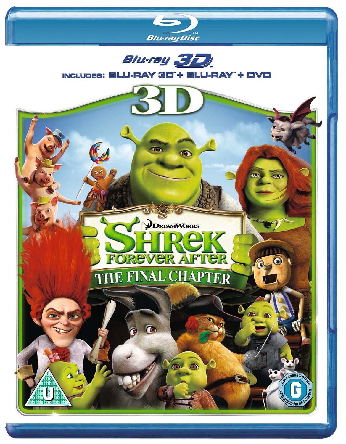 Shrek Forever After 3D (Blu-ray 3D + Blu ray + DVD) [2010]