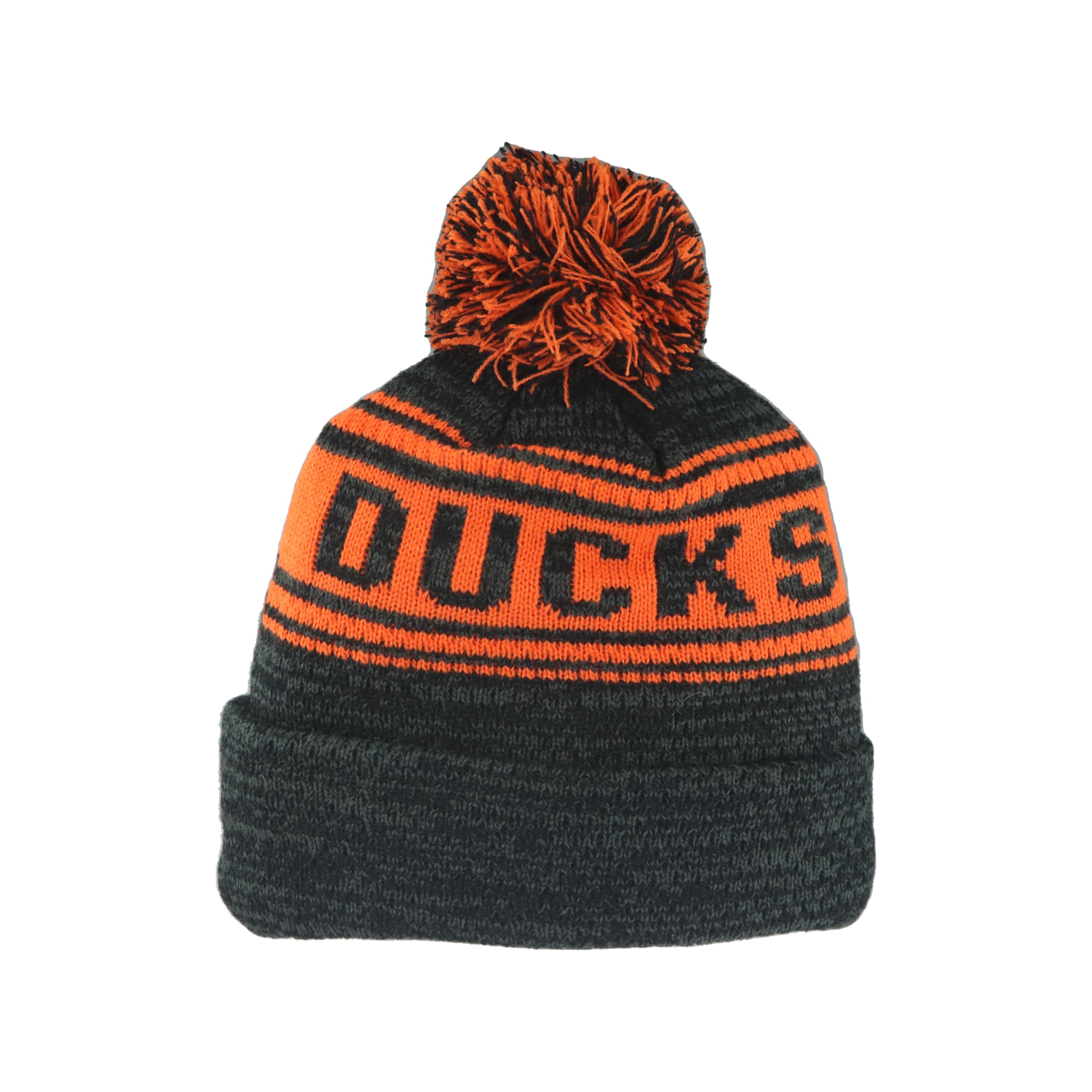 ZHATS Standard NHL Officially Licensed Beanie Pom Snag, Black, One Size