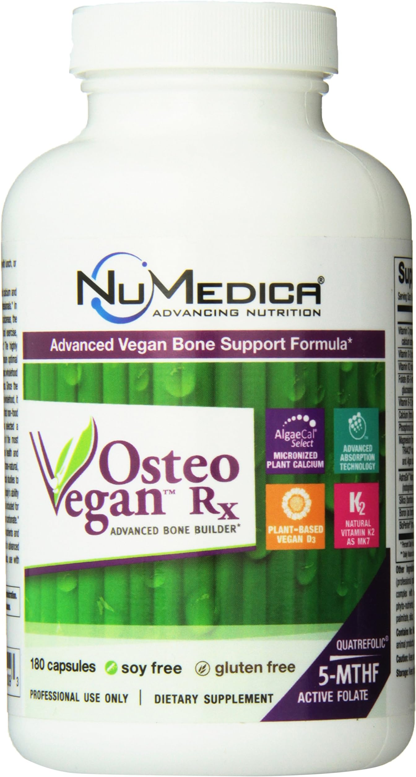 Osteo Vegan Rx 180 Vegetable Capsules