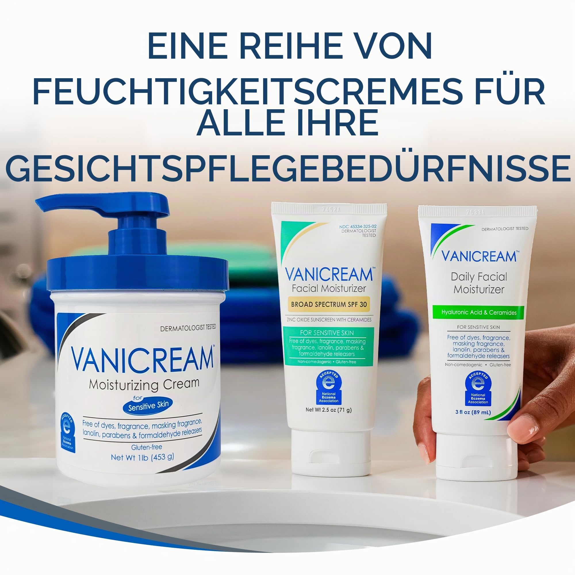 Vanicream Facial Moisturizer with SPF, 2.5 Ounce