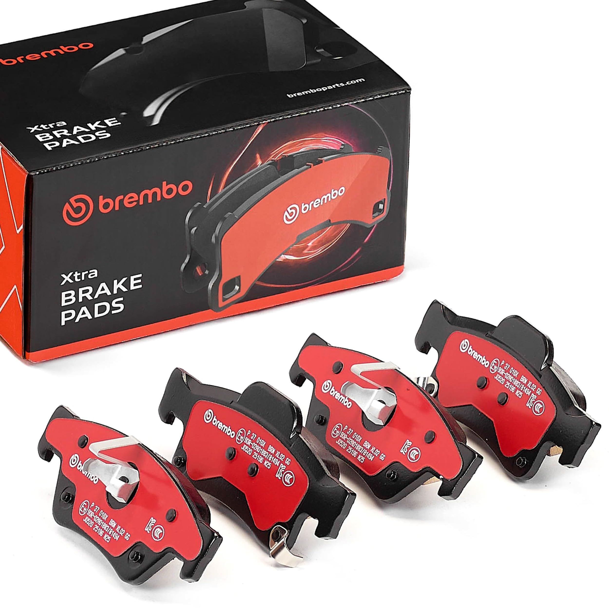Zestaw Klocków Hamulcowych BREMBO P 37 016X tył