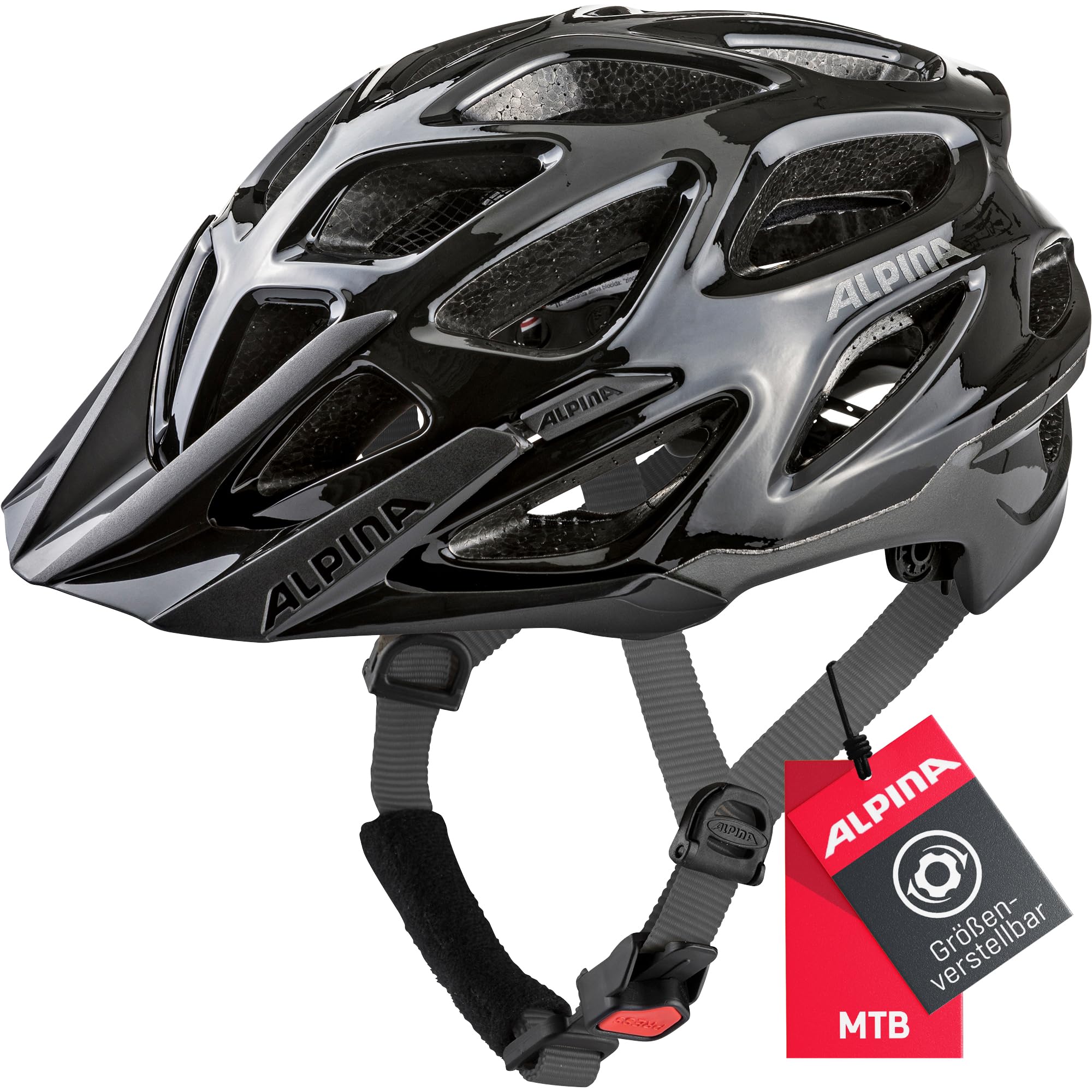 Casque De Vélo ALPINA Mythos 3.0 - Léger, Ventilé, Réglable - Taille 59-64 Cm - Gris Foncé Mat