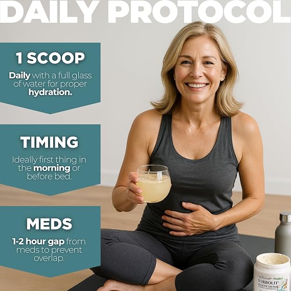TODICAMP Zeolite Detox for Adults Sorbolit - Zeolite Powder Binder Detox Cleanse - Zeolite Clinoptilolite for Deep Full Body Detox, Gut Cleanse, Cellular and Liver Detox (Powder)
