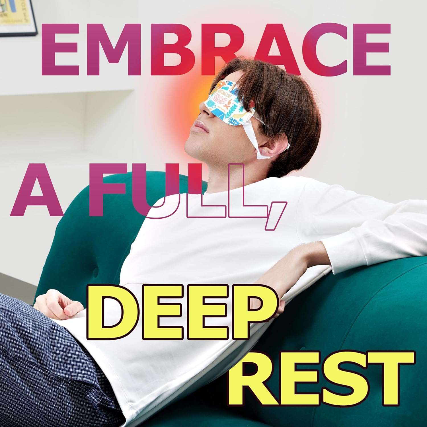 Steam Eye Mask 20 Pack – Warm Compress Eye Cover for Relief for Dry Eyes, Disposable, Sleeping Eye Heater, Spa, Relaxation, Made in Korea-TSA Compliant