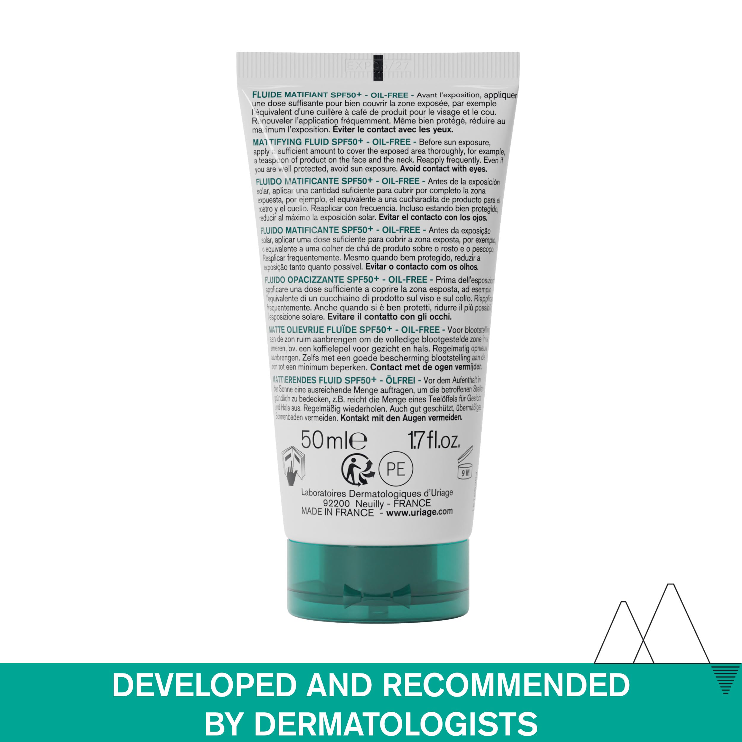 Image secondaire de Uriage hyséac fluide solaire spf50+ 50ml