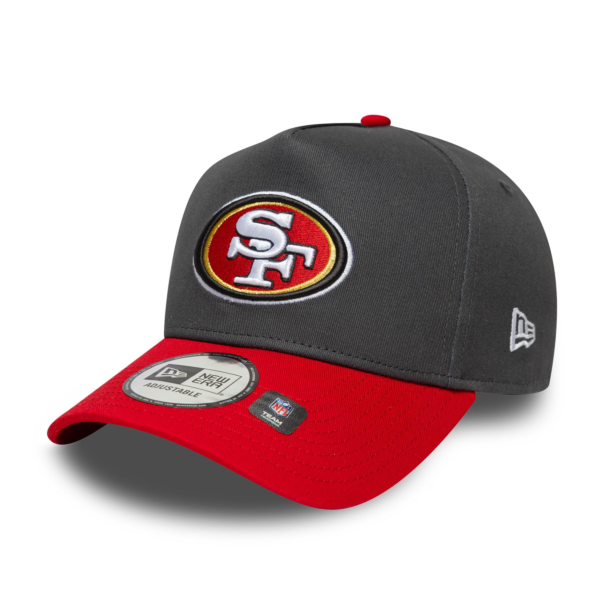 New Era Adult's 9Forty A frame NFL San Francisco 49Ers Baseball Cap Hat Charcoal