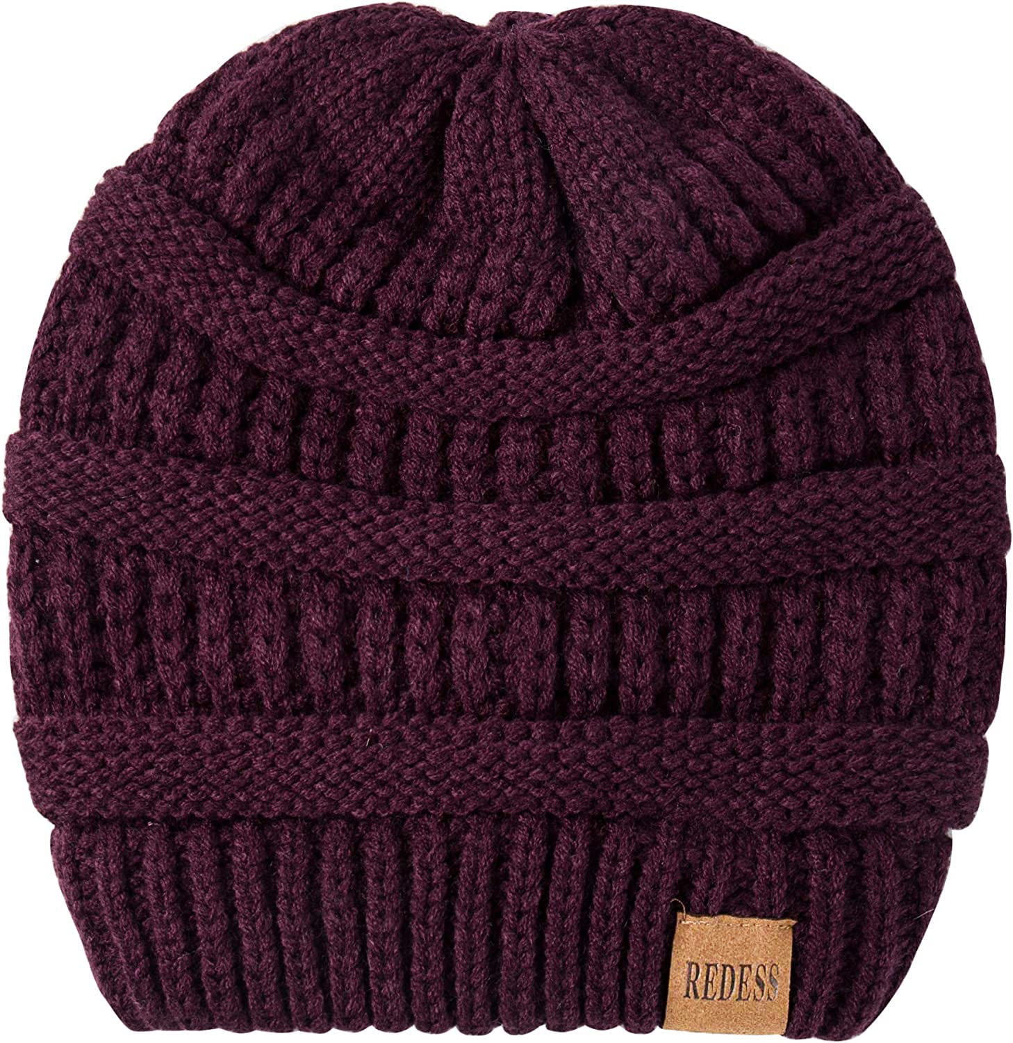 REDESS Slouchy Beanie Hat per Uomo e Donna Winter Warm Chunky Soft Oversize Cable Knit cap