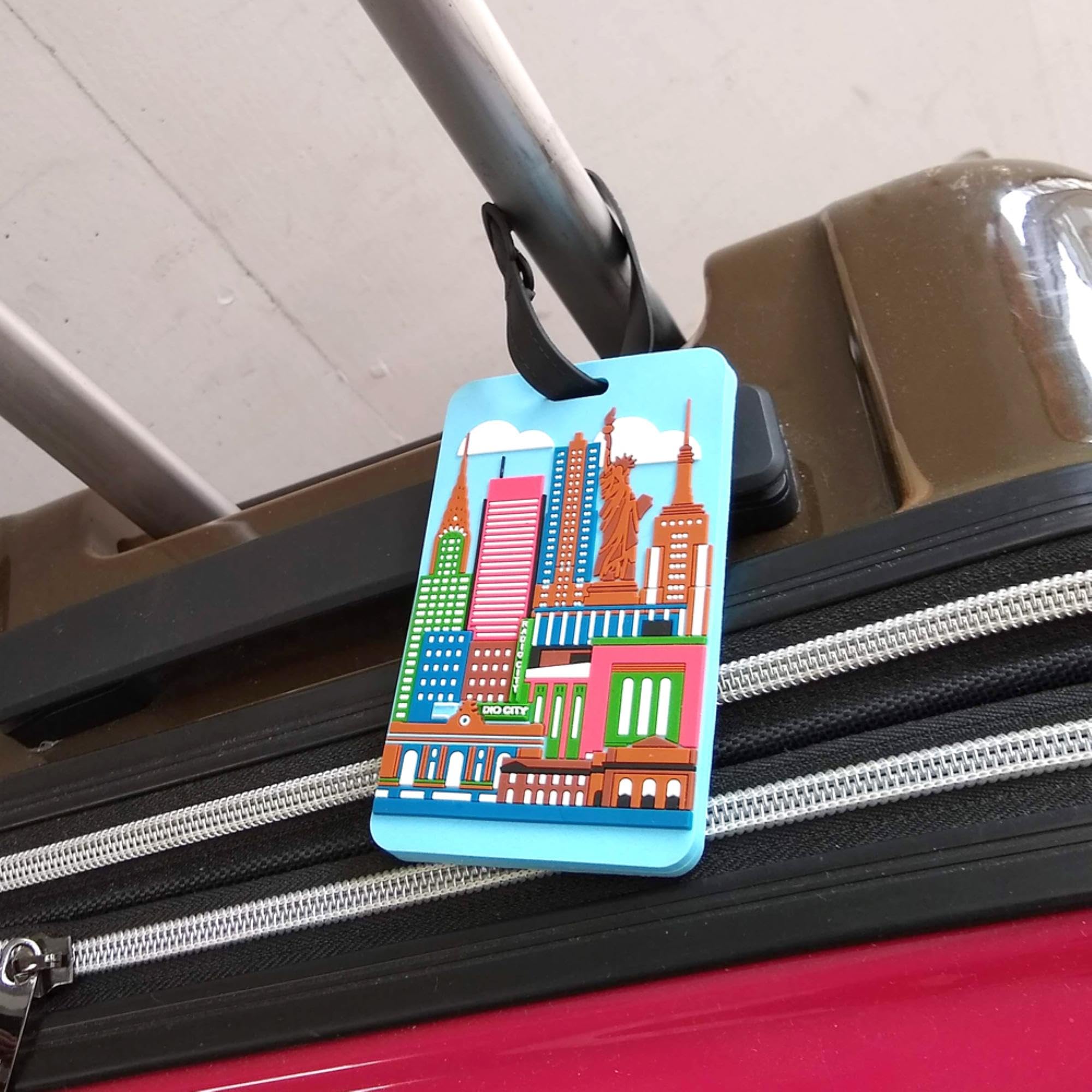 Vanguard Name Tag, Luggage Tag, Suitcase, Baggage, Soft PVC Rubber