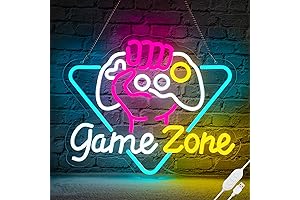 Dimmable LED Gamer Neon Sign for Game Room Decor
