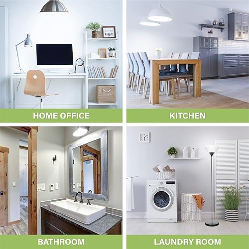 Miniatura 5 de Sigalux 60W Equivalent A19 LED Light Bulb, Daylight Led Light Bulbs 5000K 800LM E26 Medium Base, Non-Dimmable LED 9.5 Watt Standard Light Bulbs, UL