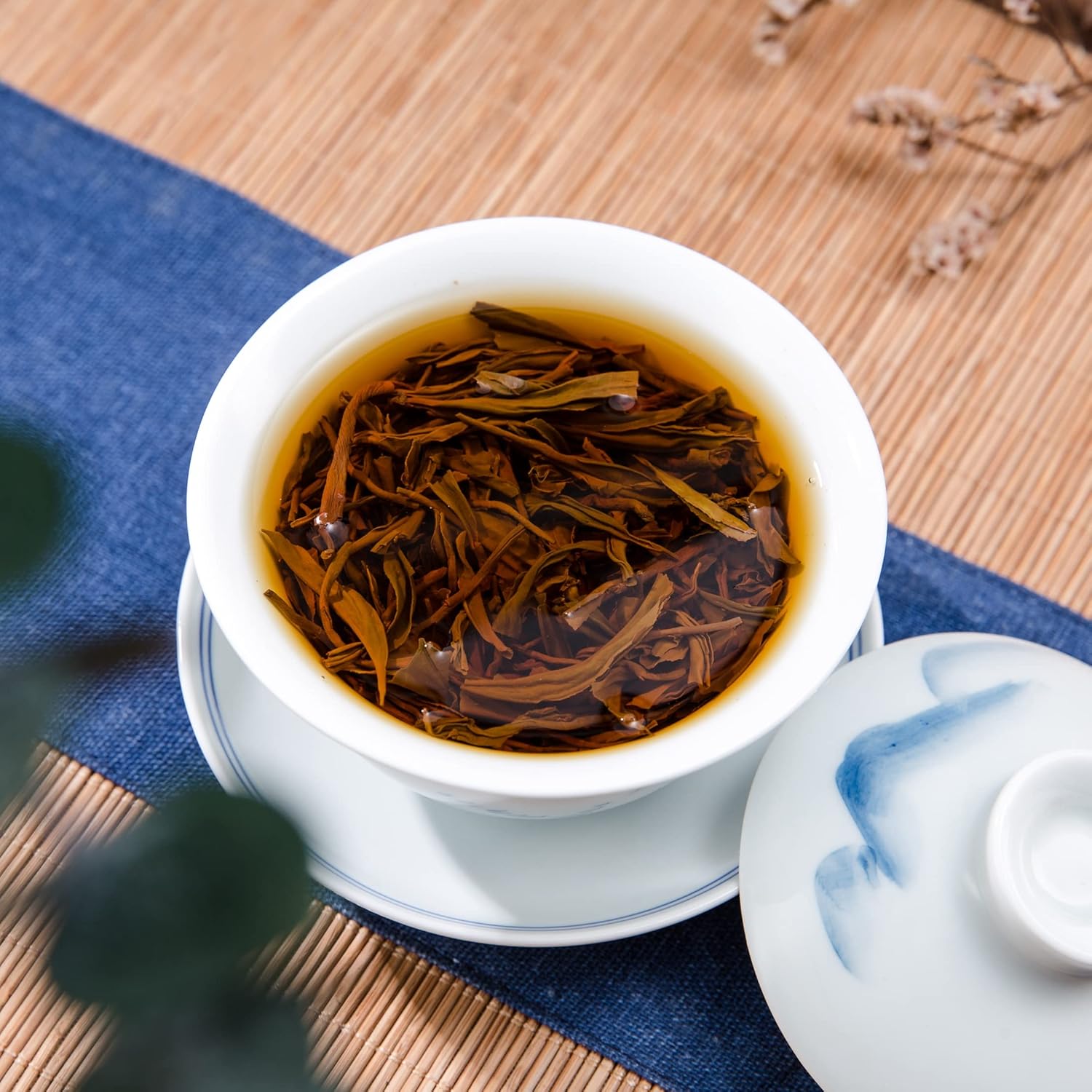 ChaWuWarmSun [B] Lapsang Souchong Black Tea,No Smokey,3.5oz/100g,Loose Leaf Chinese Hong Cha