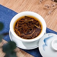 Vista 4 de ChaWuWarmSun [B] Té negro Lapsang Souchong, sin humo, 3.5 oz/100 g, Hong Cha chino de hoja suelta