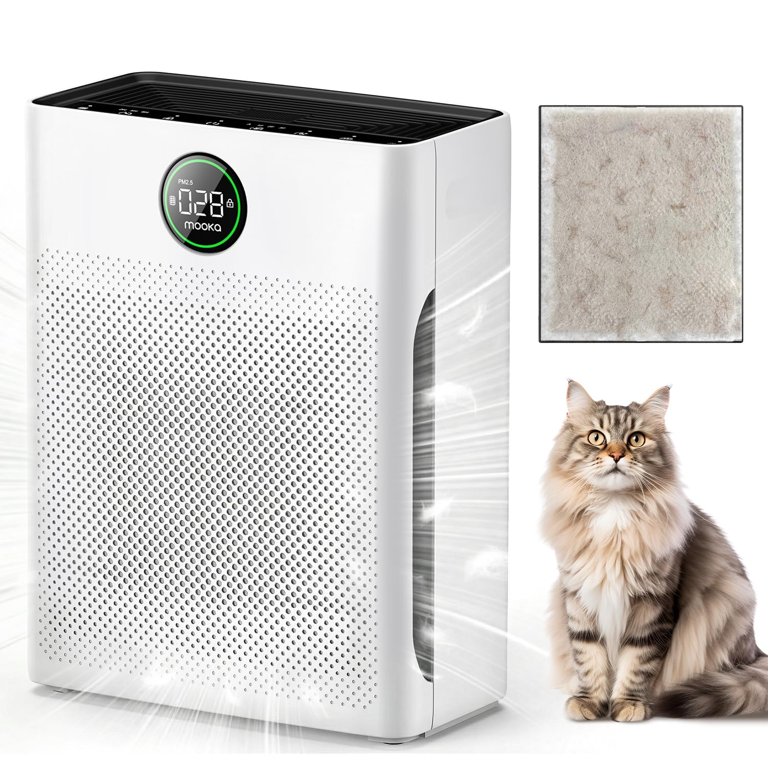 MOOKA Air Purifiers for Home Large Room