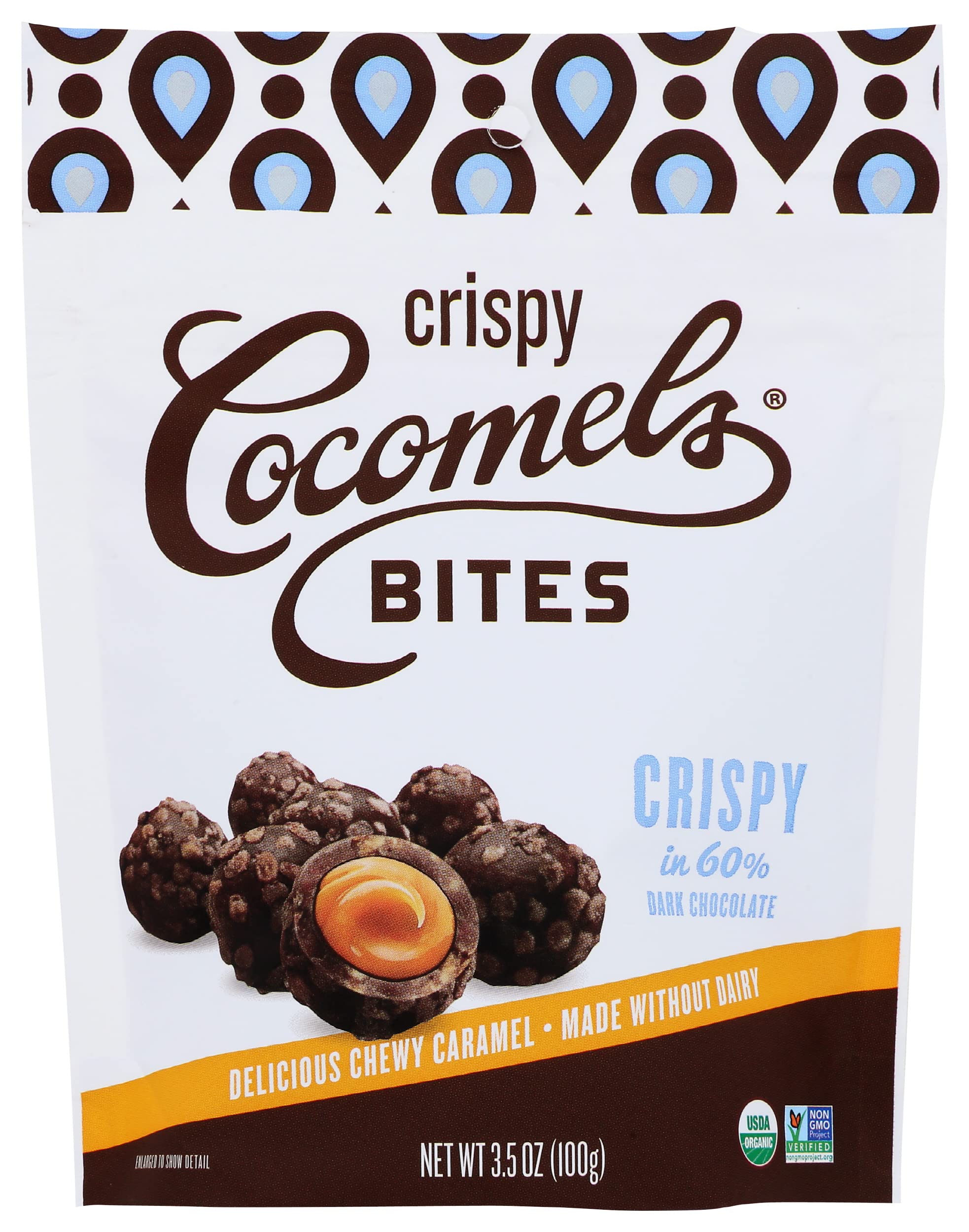 CocomelsChocolate Covered Crispy Bites 3.5 oz (Pack of 6)USDA Organic