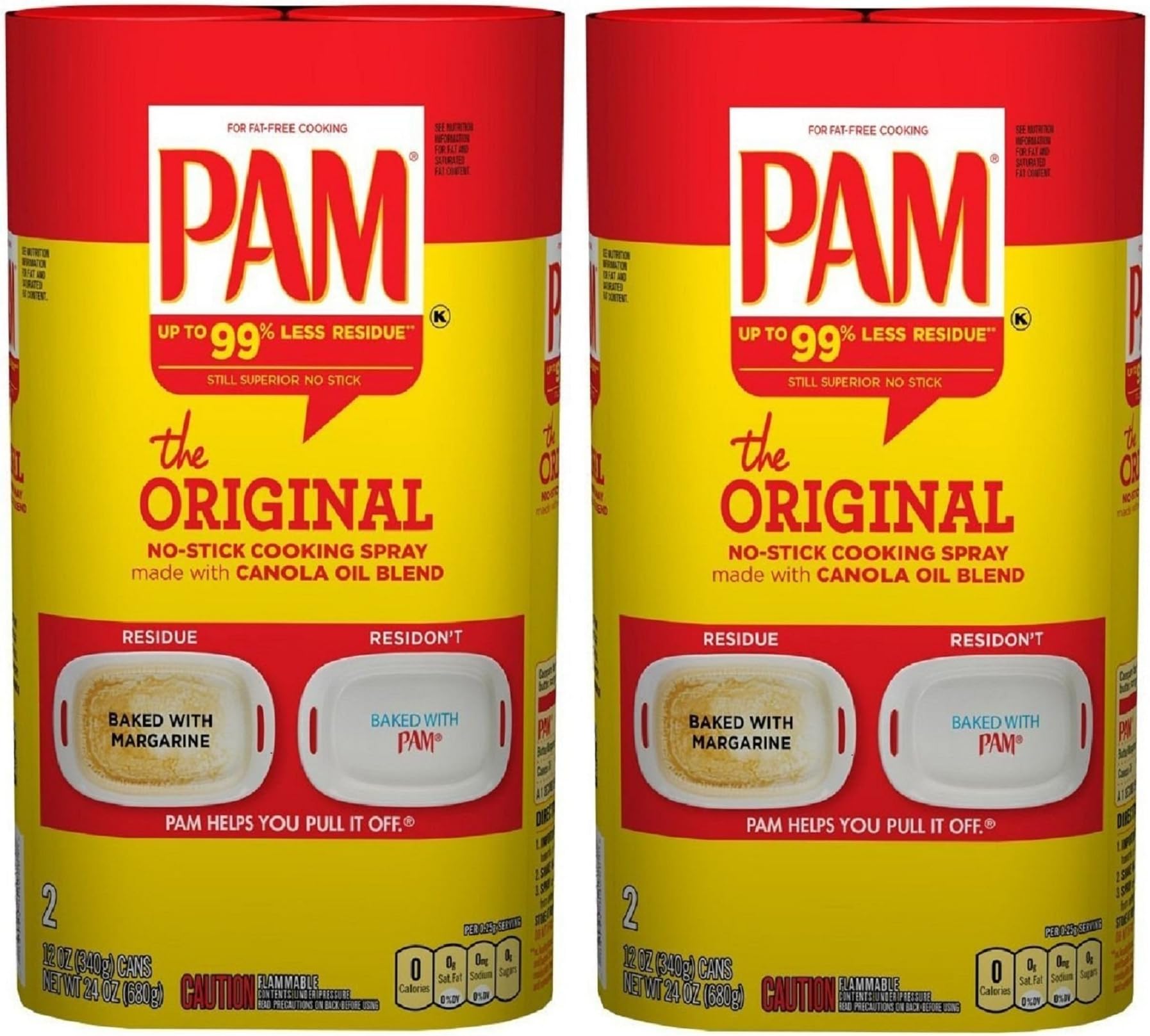 PAM Cooking Spray Original, 8 Oz Non Stick Cooking