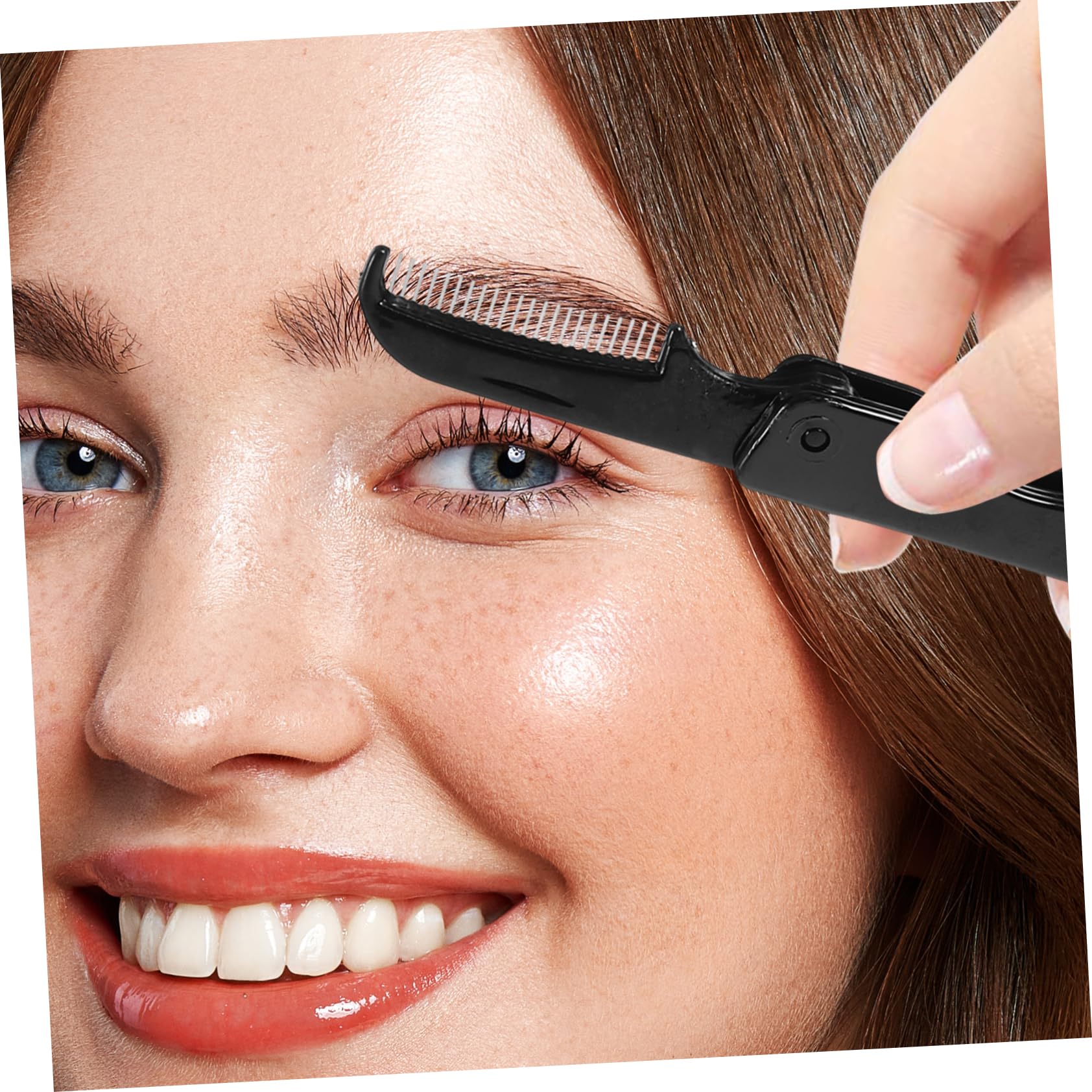 Ipetboom Eyebrow Brush Comb Set 6pcs Makeup Tool Lash Brush for Perfect Brows Gentle Bristles