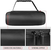 Vista 3 de Geekria Funda protectora compatible con JBL Charge 5, Charge 4 altavoz Bluetooth portátil, funda protectora de repuesto para viajes, bolsa