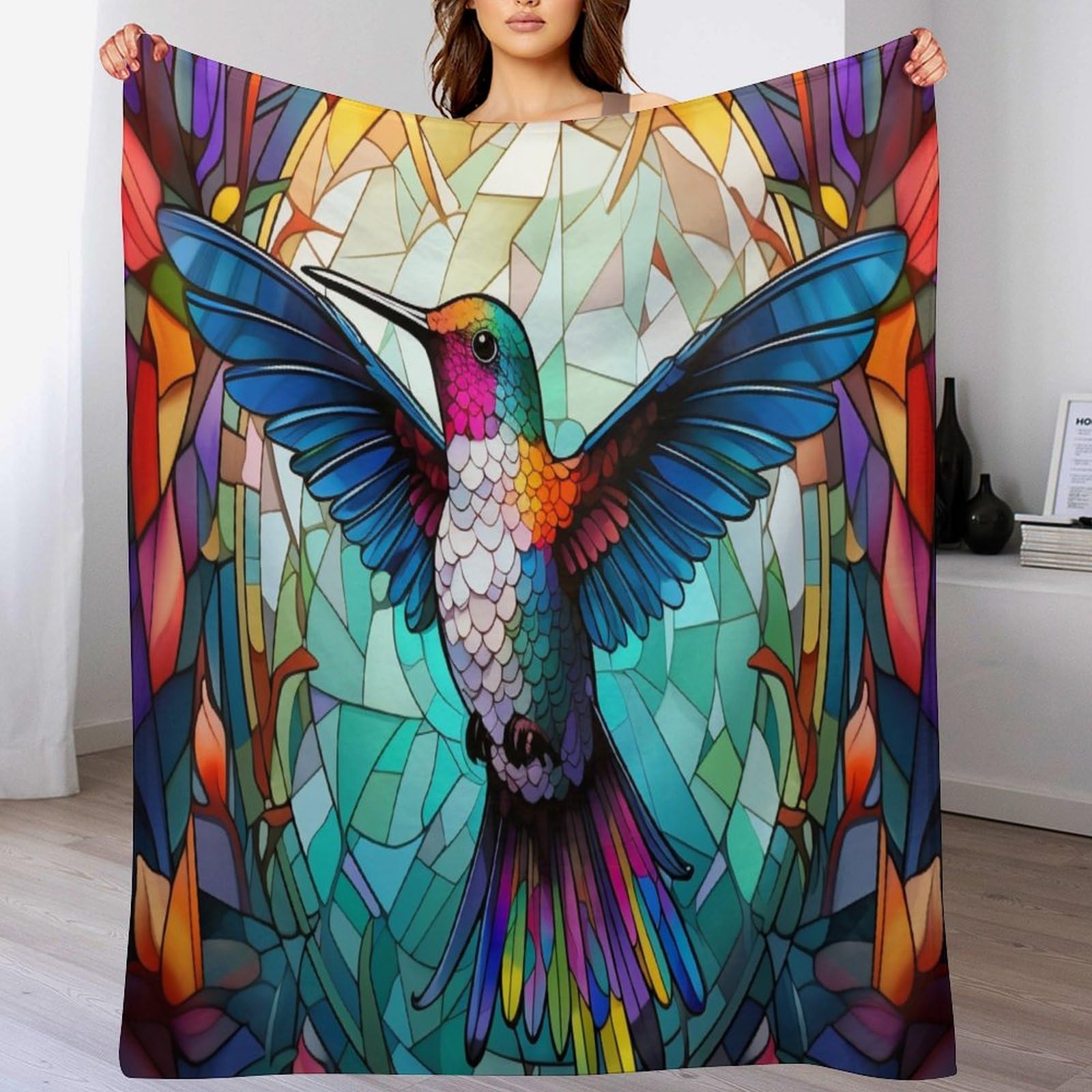 Couverture oiseau polaire pour balcon et douces soirées sur le canapé