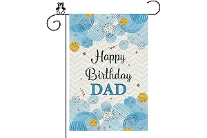 Happy Father's Day in Heaven Vertical Garden Flag