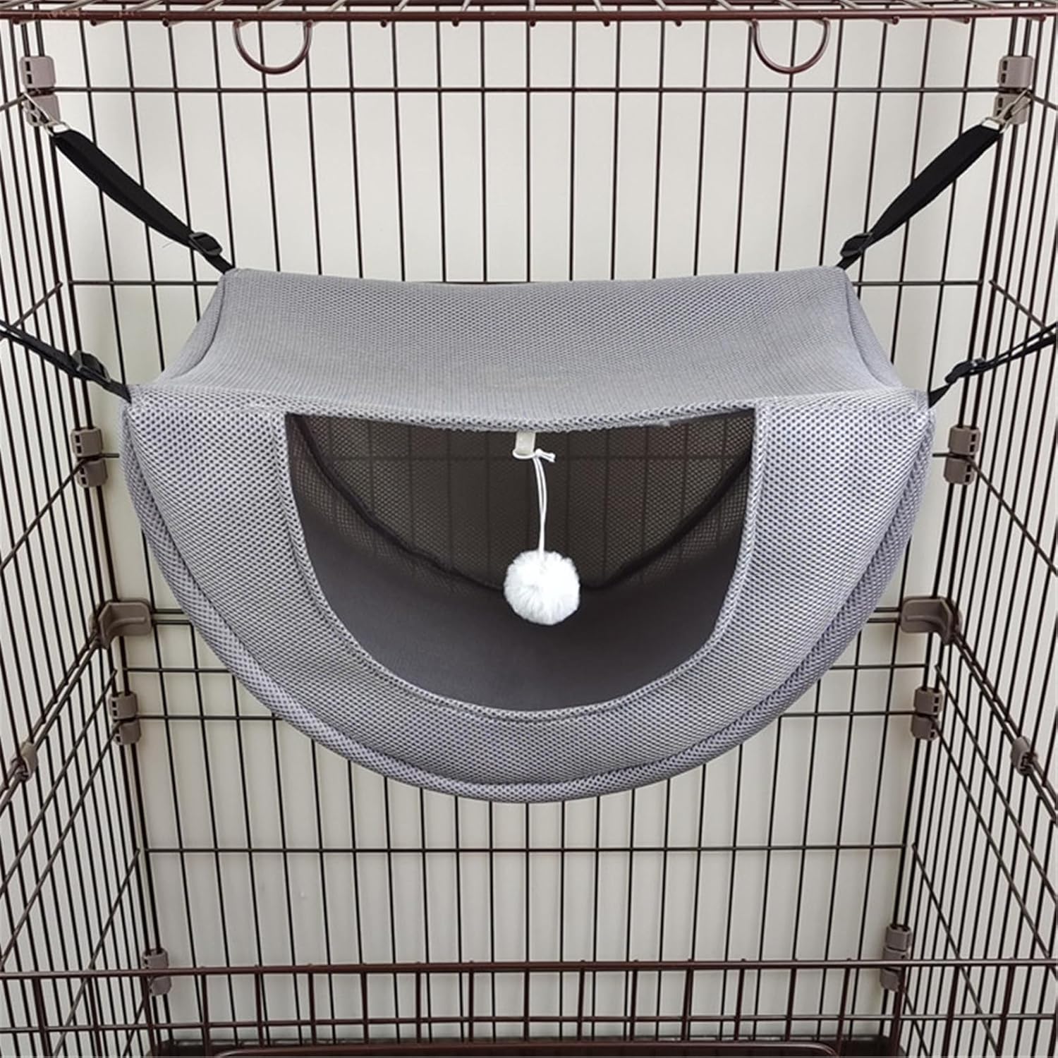 review Cat Hanging Hammock Breathable Pet Hammock Swing Bed Pet Habitat Decor Sleeping Swing Bed Cage Accessory