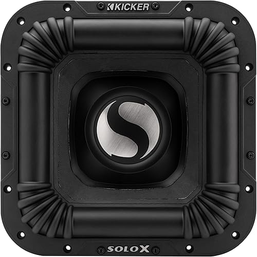 Kicker 49L7X121 - SoloX L7X 12 pulgadas (11.8 in), bobina de 3", subwoofer de competencia de ferrita, 1-Ohm