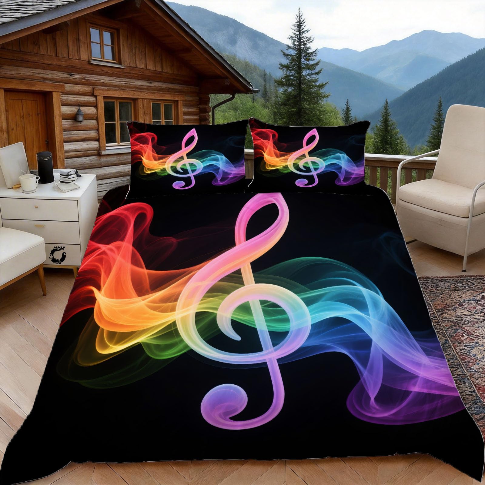 Housse de couette 200x200 musique infroissable pour en finir avec la couette qui glisse