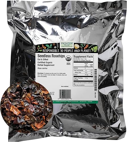 Frontier Productos Naturales Raíz de achicoria orgánica asada 16 oz 453 g - 2 piezas disponible en Yaxa Colombia