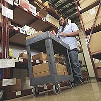 Vista 9 de Strongway Carrito utilitario de 500 libras con mango ergonómico, carrito de carga de construcción de espuma estructural sin mantenimiento