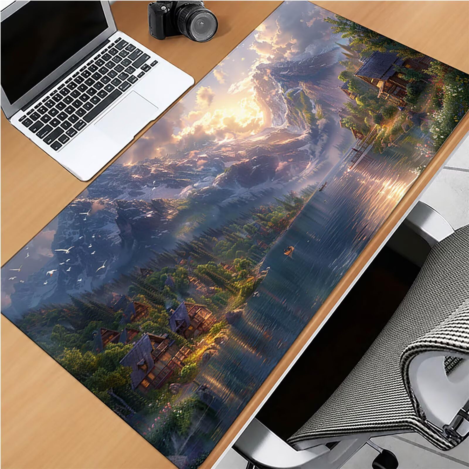 Paisaje Alfombrilla Ratón XXL 1000x500x3mm, MontañA Mouse Pad 6-1158