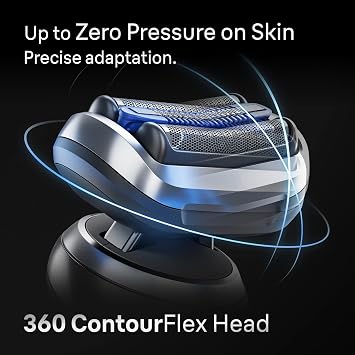 Braun Electric Shaver for Men, Series 7 7177cc, Wet & Dry Shave, Turbo & Gentle Shaving Modes, Waterproof Foil Shaver, Space Grey