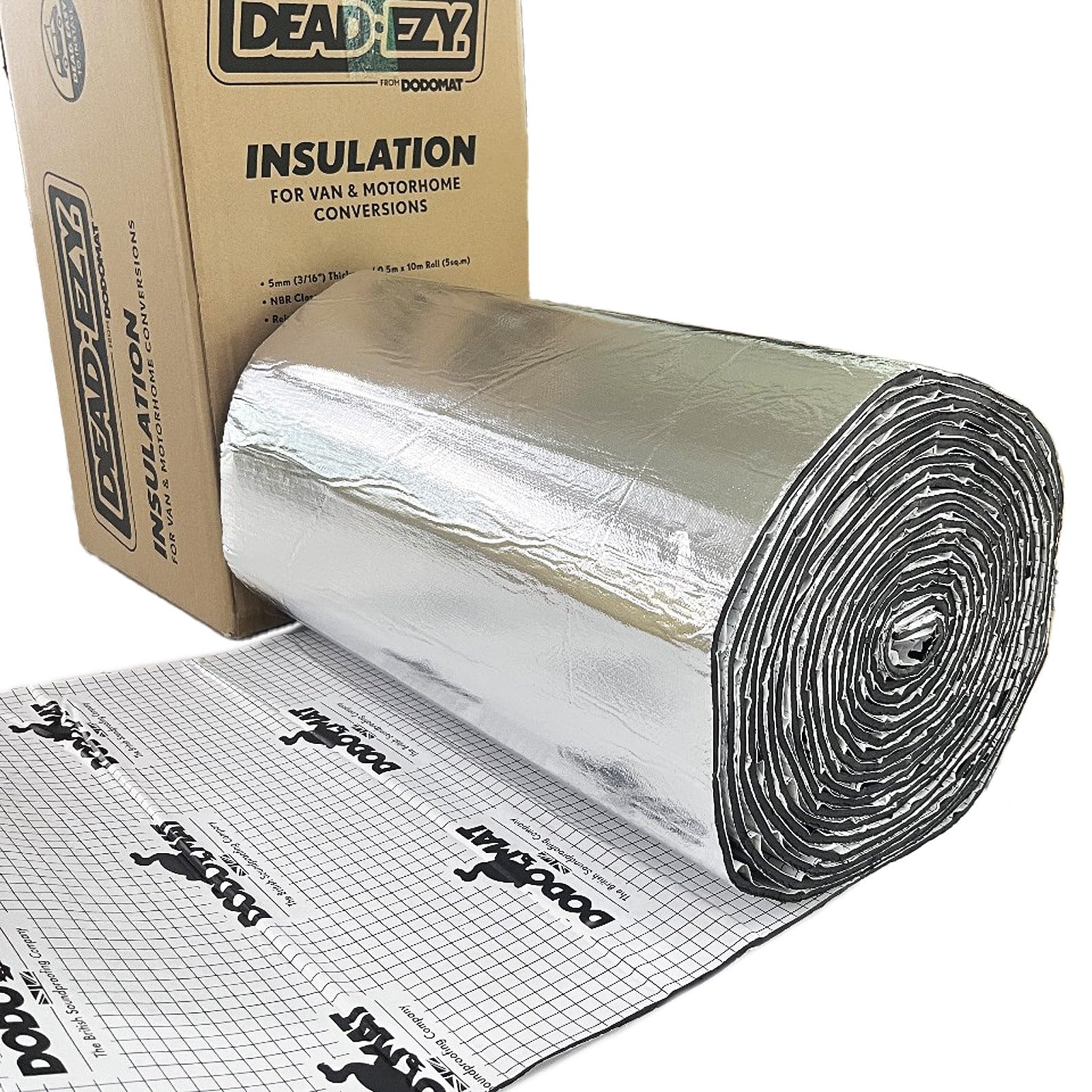 10M Camper Van Insulation Thermal Thermo Liner Foil Foam Roll Sound Deadening UK