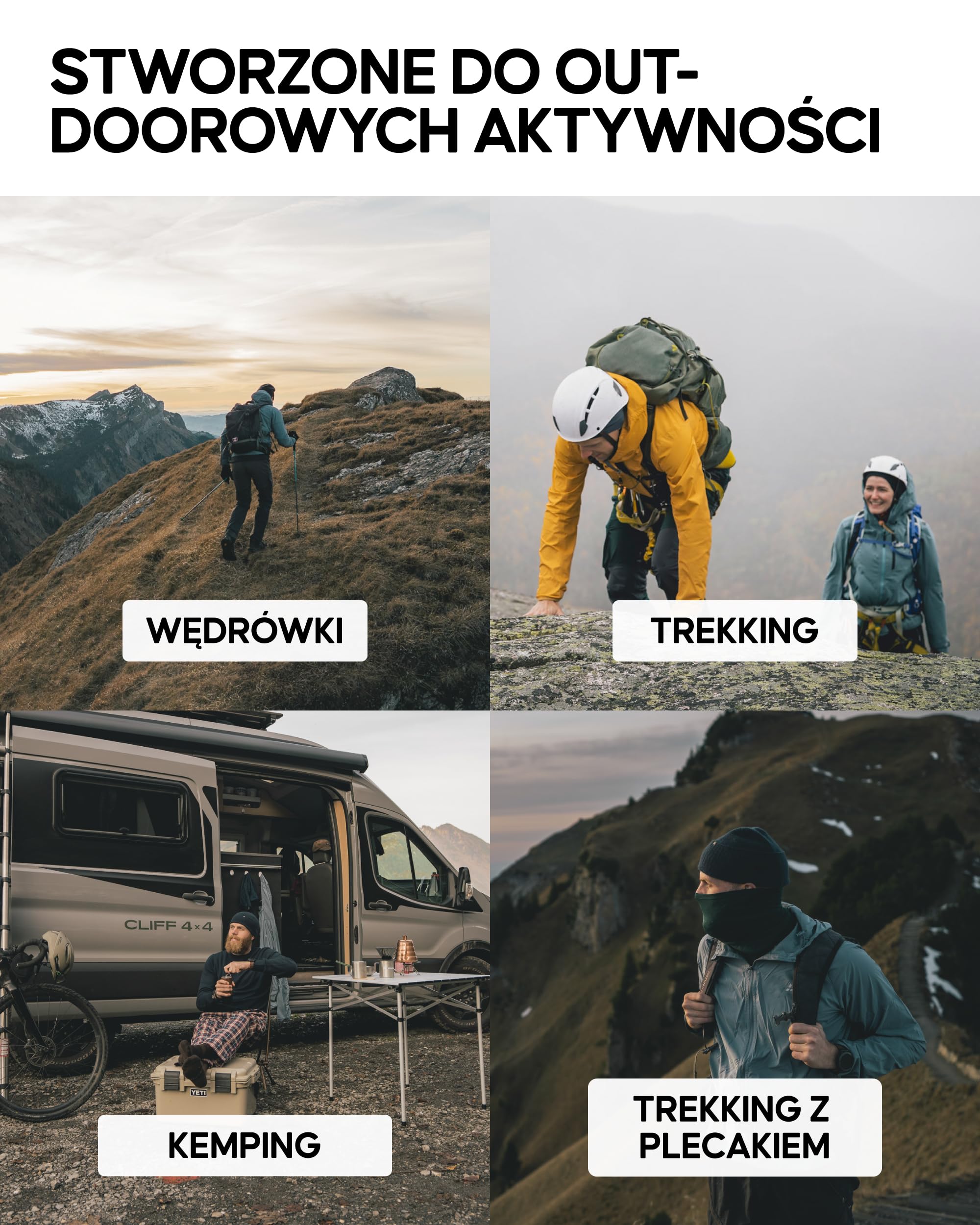 DANISH ENDURANCE Skarpety Liner Merino, Cienkie Skarpety Trekkingowe Zapobiegające Pęcherzom, Oddychające, dla Mężczyzn i Kobiet, Unisex, 2 lub 4-Pak