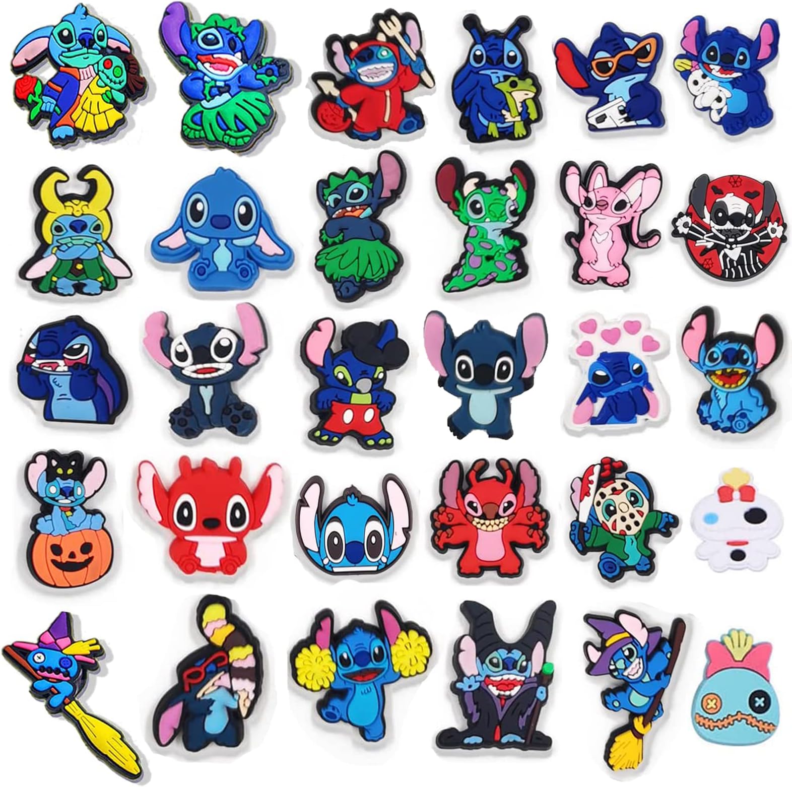 EGEKTBHCartoon Shoe Charms for Croc, Cute PVC Shoe Charms for Croc Shoe Sandals Bracelet Wristband Decoration, Charms for Kids Boys Girls Adult Men Women Party Favor