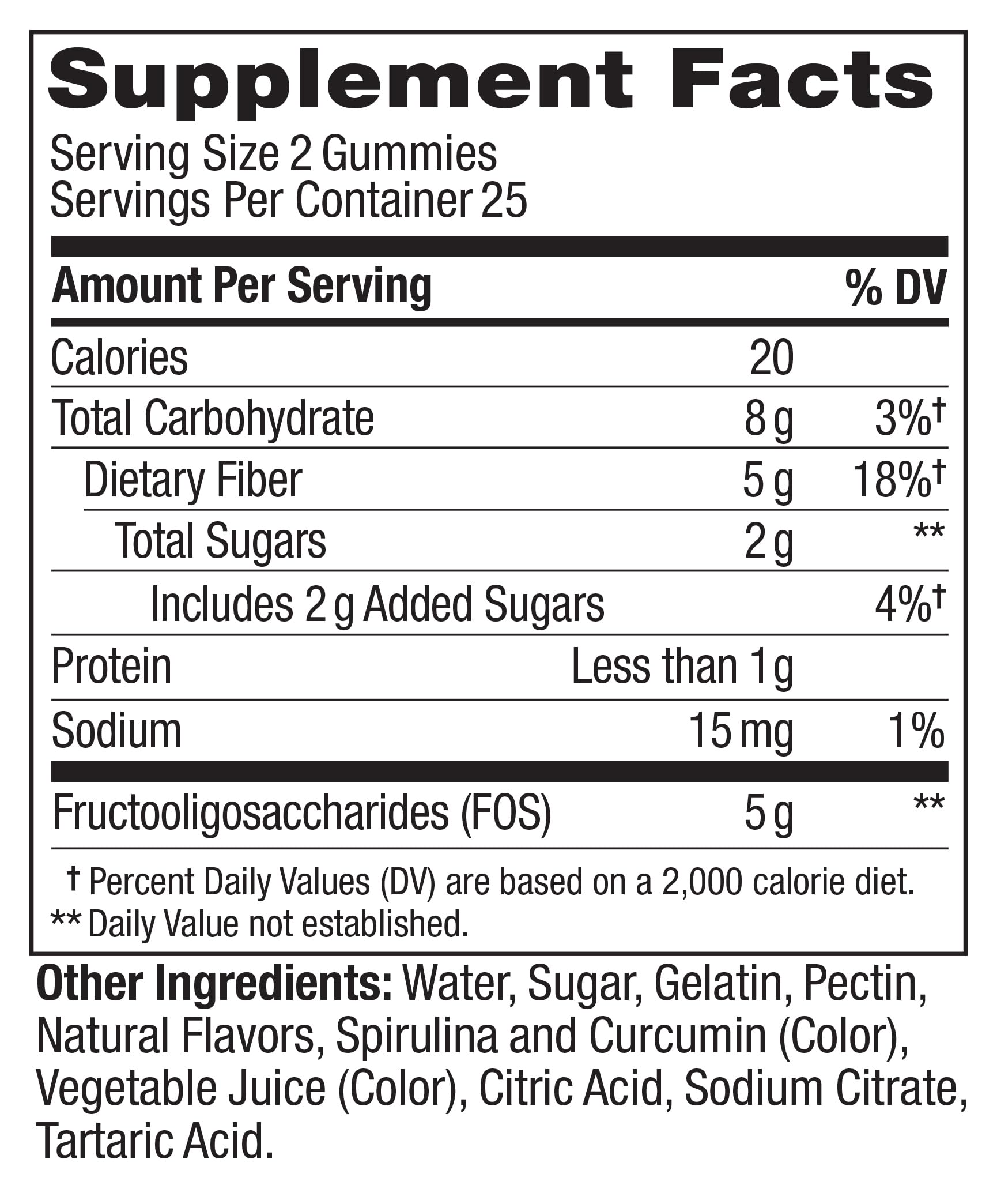 OLLY Fiber Gummy Rings, Digestive Health Supplement, Berry Melon - 50 Count — Amazon image 8