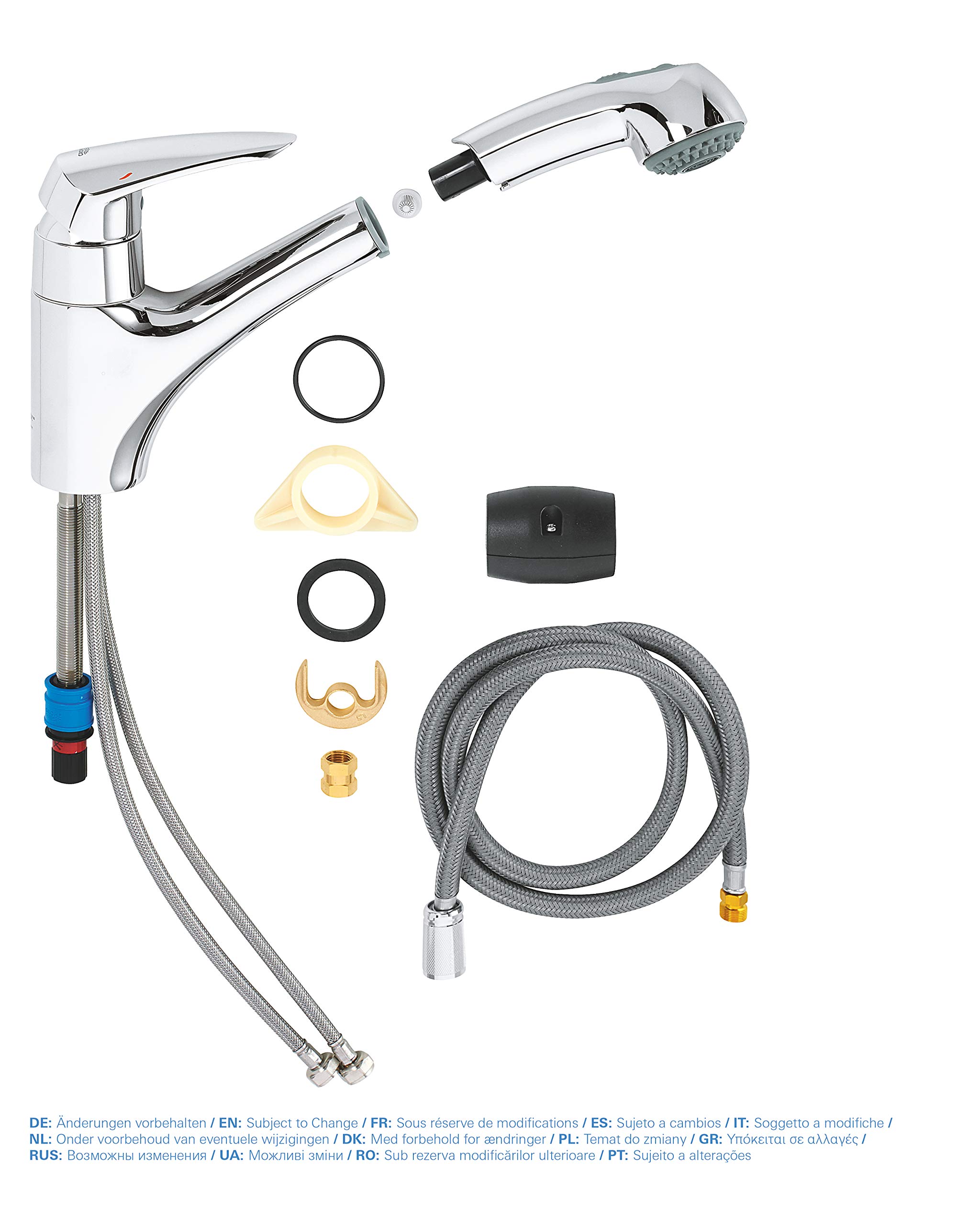 Grohe Eurodisc - Accesorio de baño (tamaño: 1/2pulgadas) Ref. 32257001