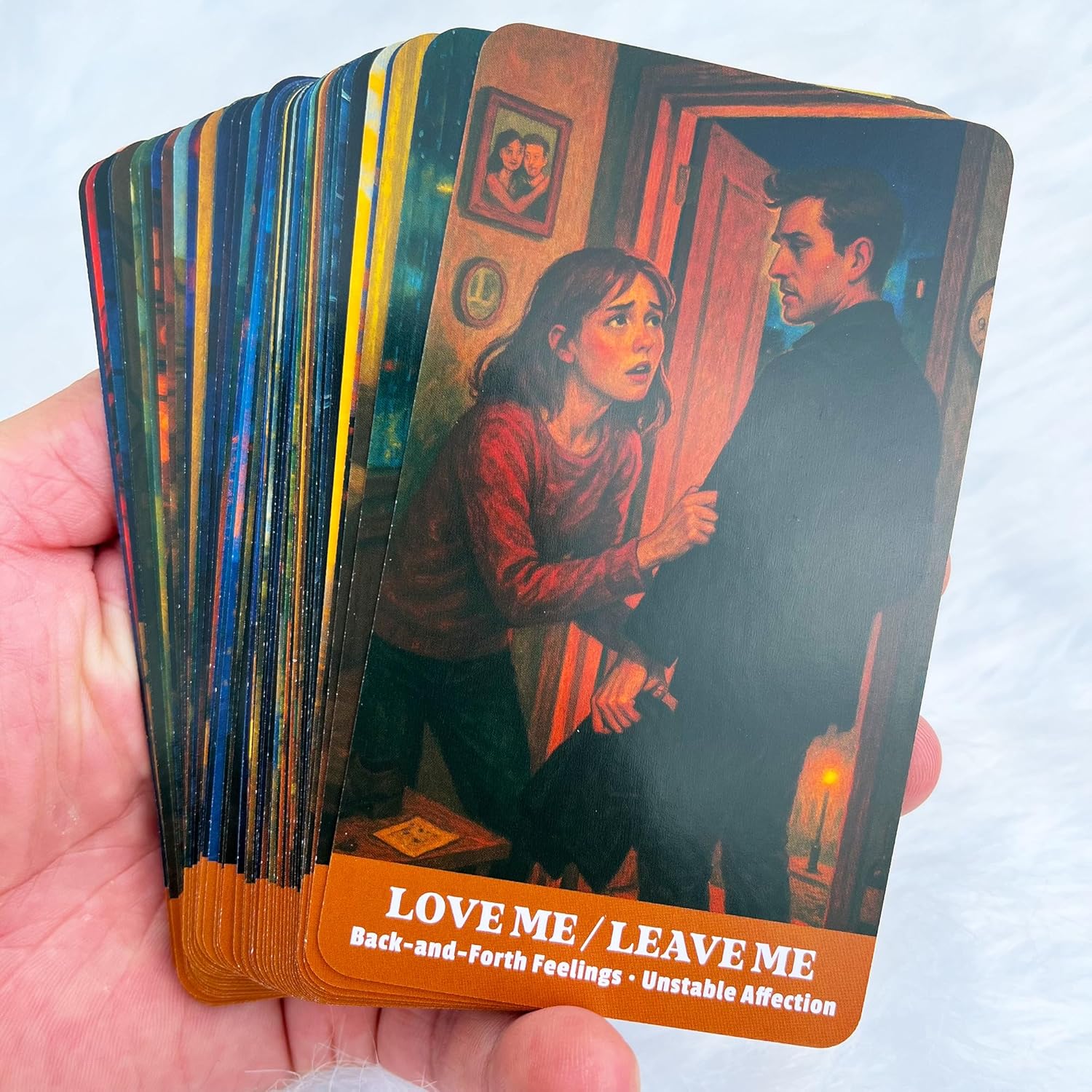 Messy Truth Oracle, Oracle Cards for Beginners, 54 Cards Deck for Love Relationship Clarity, Emotional Healing and No-Contact Reflection, Straight-Talking Cards for Shadow Work and Self-Empowerment
