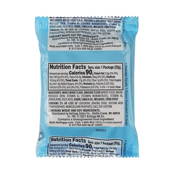 Kellogg's, Grahams Crackers, Original, .78oz (150 Count)