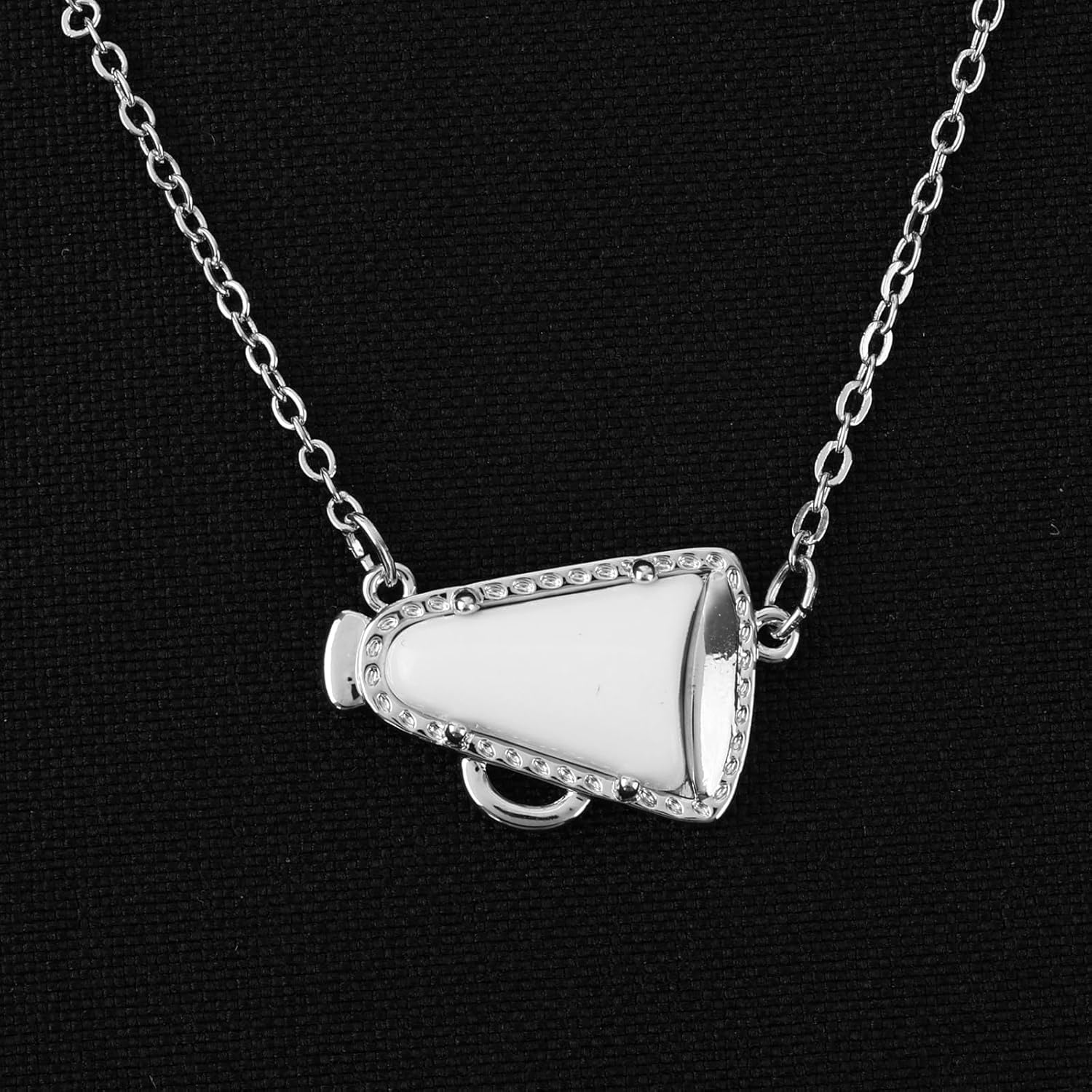 Cheer Necklace, Cheerleader Gifts Silver Cheerleading Necklace for Women Cheer Team Gifts Pendant Charm Jewelry Accessories Stuff for Women Mom Presents - Image 5